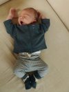 Blue Gray Bodysuit & Leggings Set - Image 4