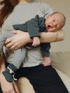 Blue Gray Bodysuit & Leggings Set - Image 2