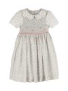 Fall Blossom Smocked Dress