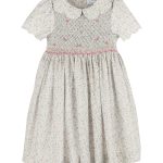 Fall Blossom Smocked Dress