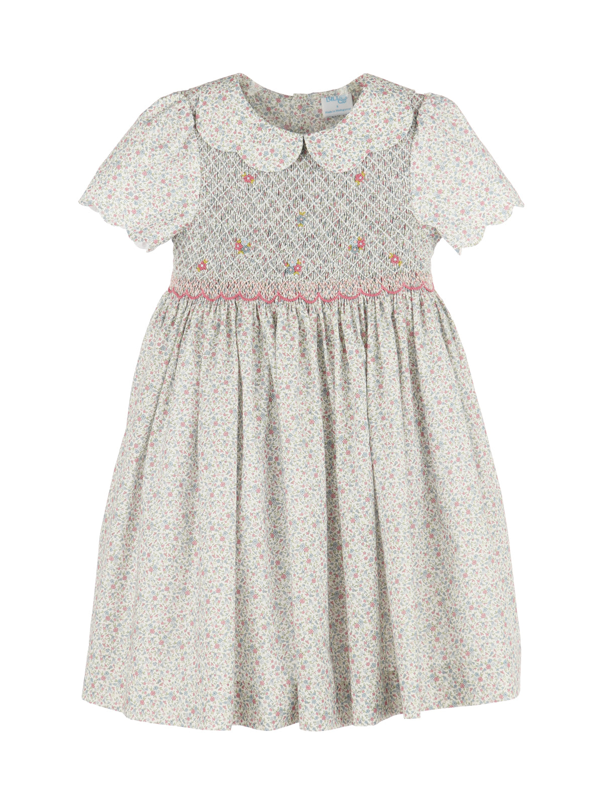 LULI_ME_FALLBLOSSOMSMOCKEDDRESS2.jpg Fall Blossom Smocked Dress - Image 1