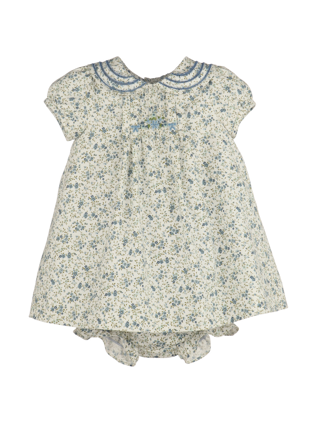 LULI_ME_FALLENLEAVESEMBROIDEREDBABYDOLLDRESS2.jpg Fallen Leaves Embroidered Babydoll Dress - Image 1