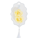 Gingham Flower Clip Set - Buttercup